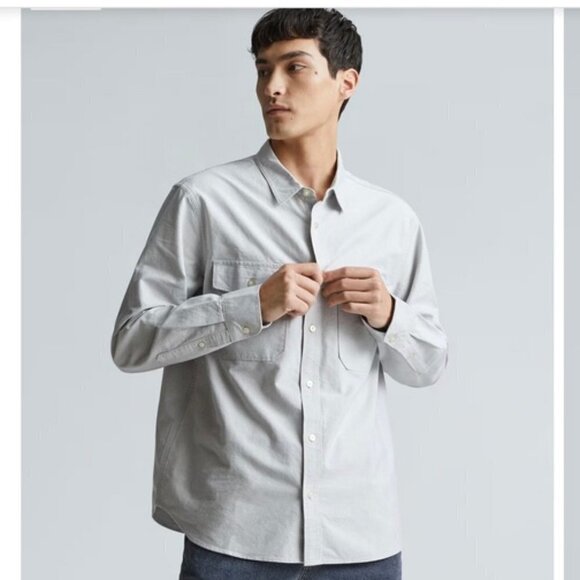 Everlane | The Organic Oxford Relaxed Utility Shirt - Picture 1 of 11